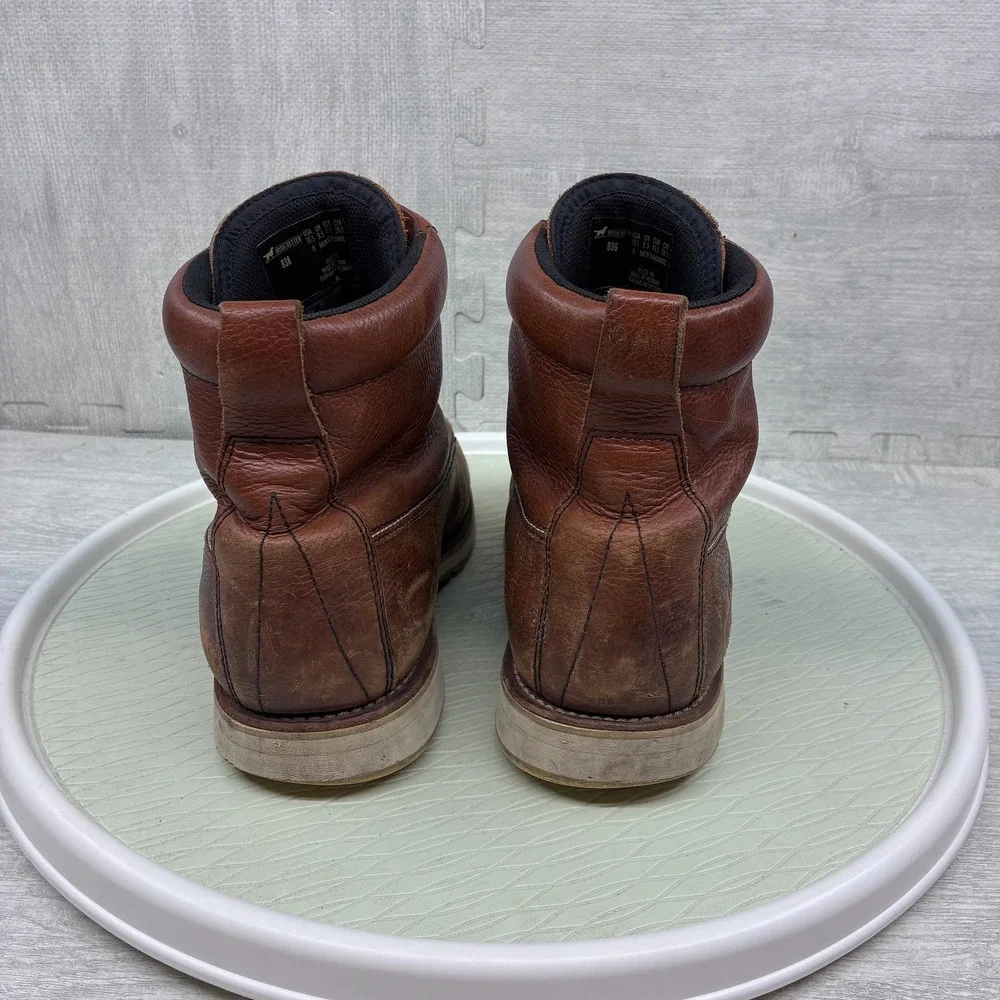 Irish Setter Wingshooter Boots Mens 10.5 Brown Leather Waterproof Moc Toe 838